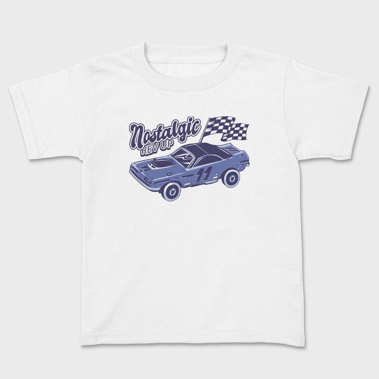 Nostalgic Rev Up, Kids' T-Shirt
