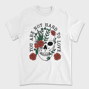 Not Hard to Love, Unisex Men's T-Shirt