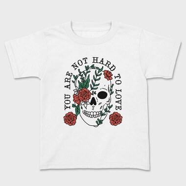 Not Hard to Love, Kids' T-Shirt