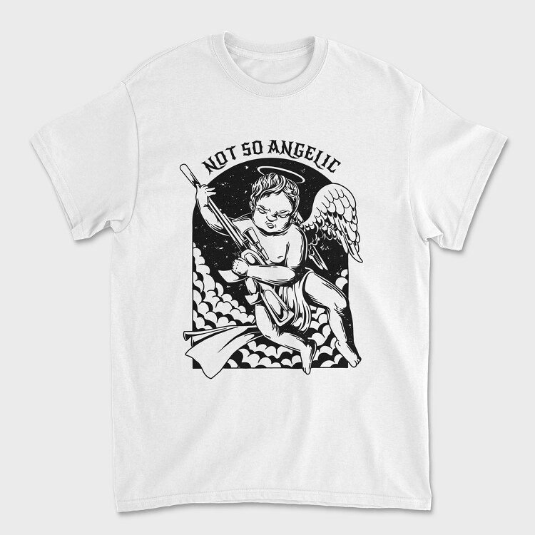 Not So Angelic, Unisex Men's T-Shirt