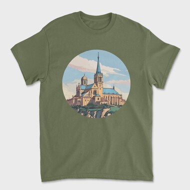 Unisex Men's T-Shirt, Notre Dame De La Garde