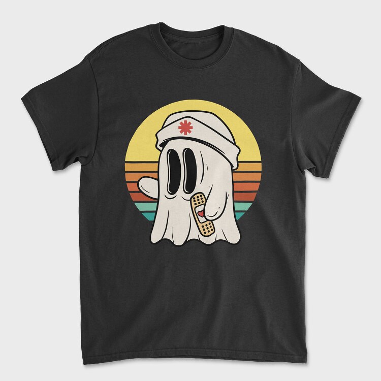 Nurse Ghost, Унисекс Мъжка Тениска
