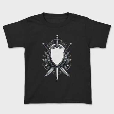 Shield and Sword, Kids' T-Shirt