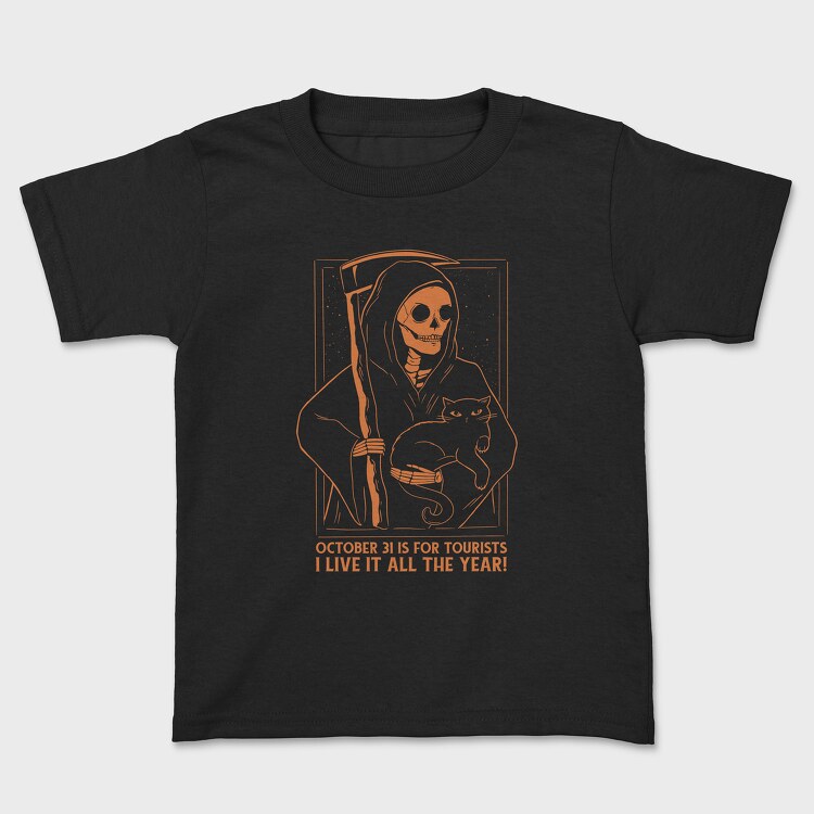 October 31 Is for Tourists, Kids' T-Shirt