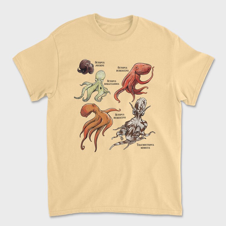 Octopus Set, Унисекс Мъжка Тениска