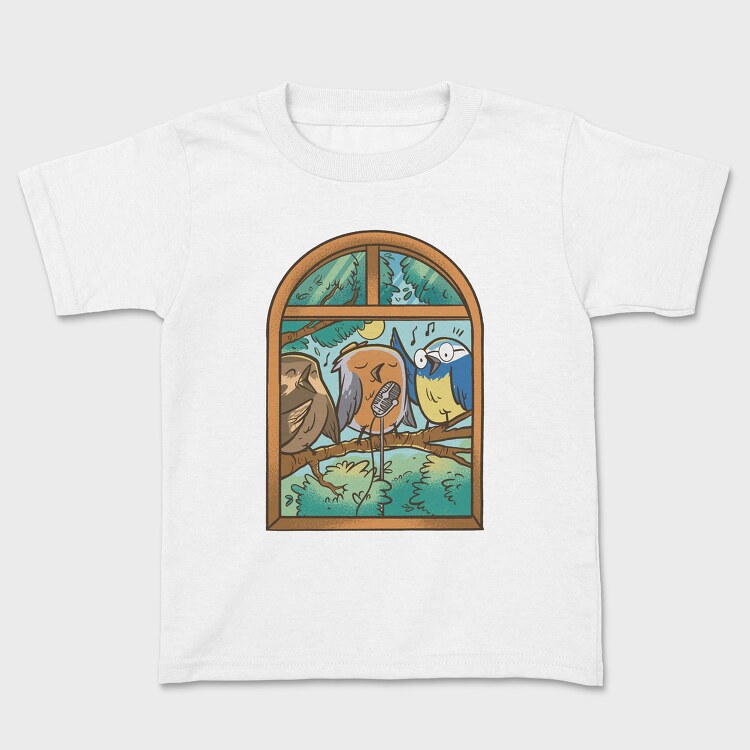 Singing Birdss, Kids' T-Shirt