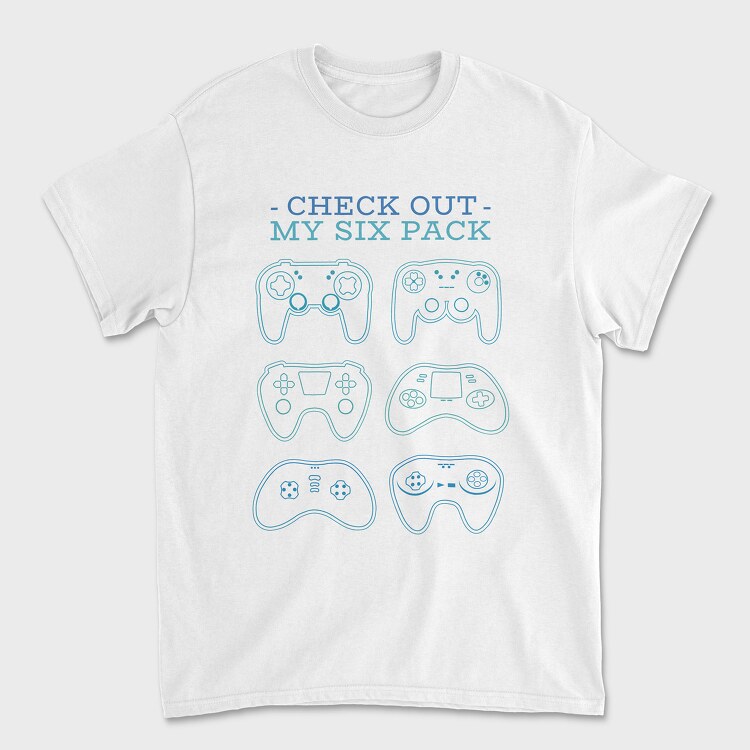 Six Pack Joystick, Unisex Men's T-Shirt
