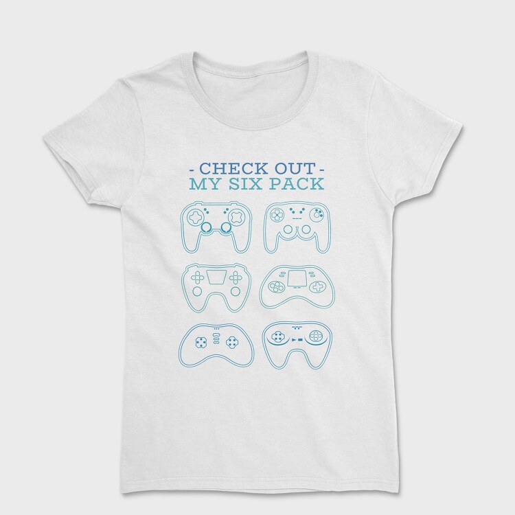 Six Pack Joystick, Women's T-Shirt
