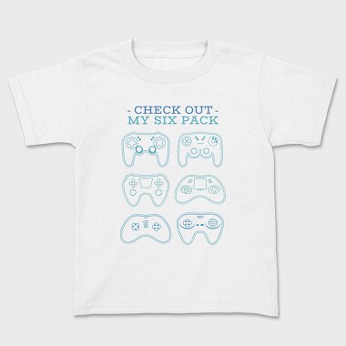 Six Pack Joystick, Kids' T-Shirt