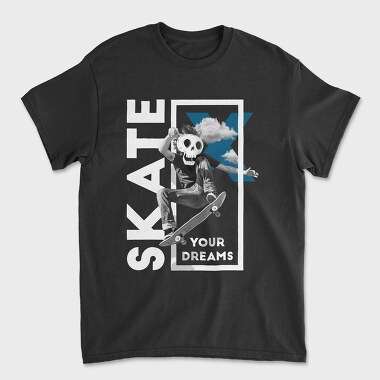 Skate Your Dreams, Unisex Men's T-Shirt