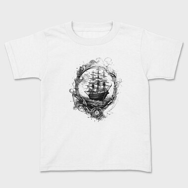 Old Sailing Ship, Kids' T-Shirt