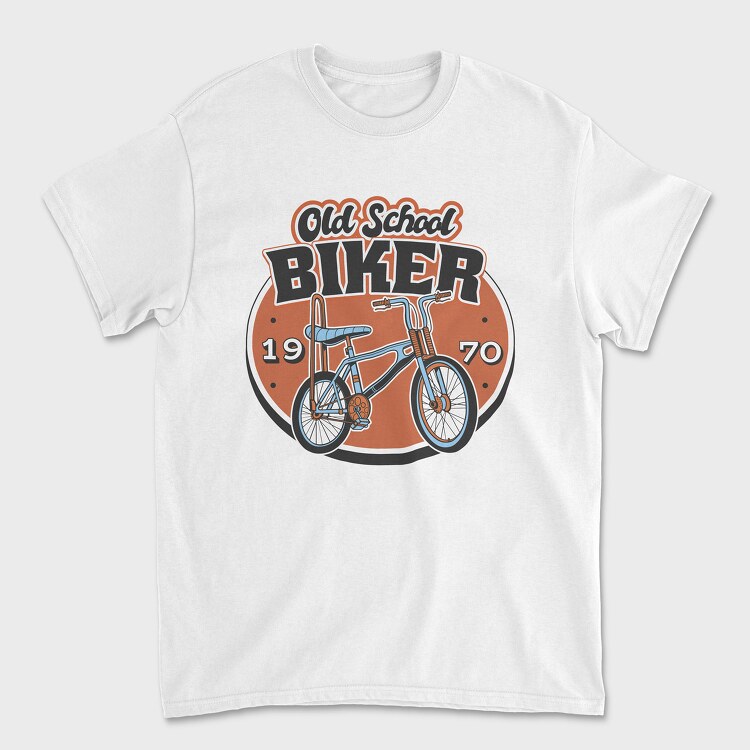 Old School Biker, Unisex Men's T-Shirt