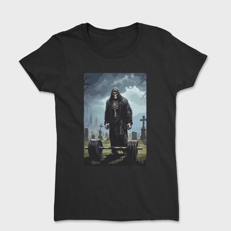 Skeleton Deadlifting, Women's T-Shirt