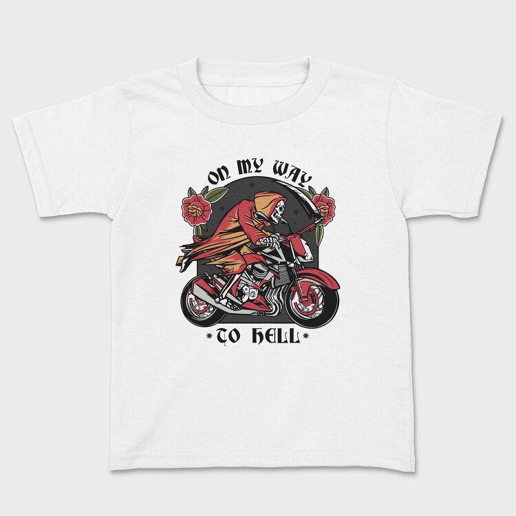 On My Way to Hell Death Bike, Детска Тениска