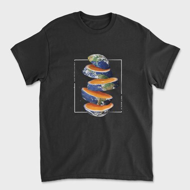 Orange Earth, Unisex Men's T-Shirt