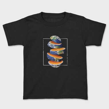 Orange Earth, Kids' T-Shirt