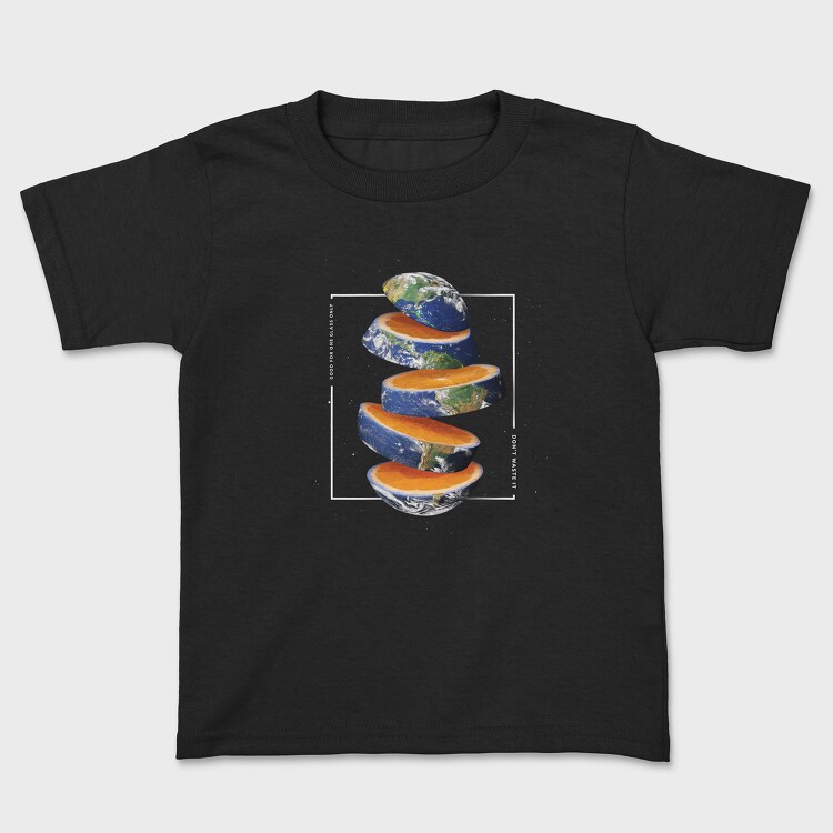 Orange Earth, Kids' T-Shirt