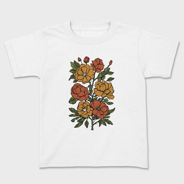 Orange Flowers, Детска Тениска