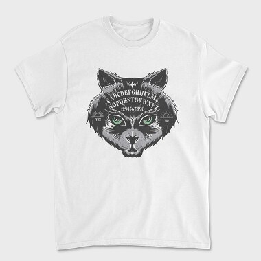 Ouija Cat, Unisex Men's T-Shirt