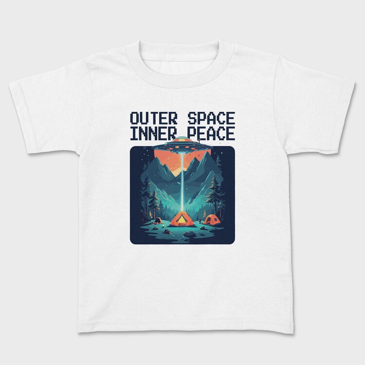Outer Space Inner Peace Camping, Детска Тениска