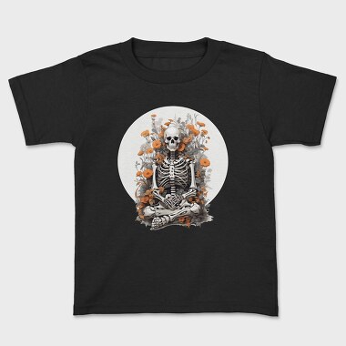 Skeleton Plants and Flowers, Kids' T-Shirt