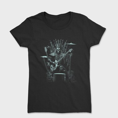Skeleton Rock King, Women's T-Shirt