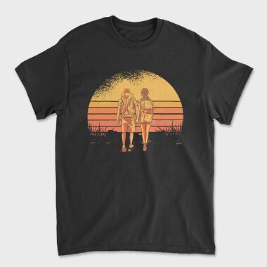 Unisex Men's T-Shirt, Partner Retro Sunset