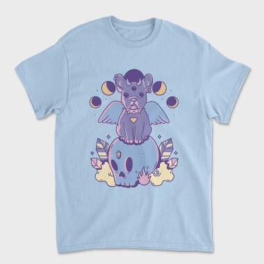 Unisex Men's T-Shirt, Pastel Goth Dog