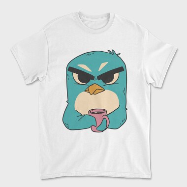 Penguin Coffee, Unisex Men's T-Shirt
