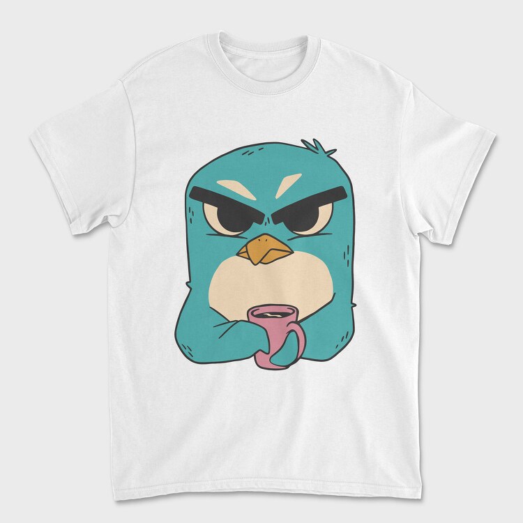 Penguin Coffee, Unisex Men's T-Shirt