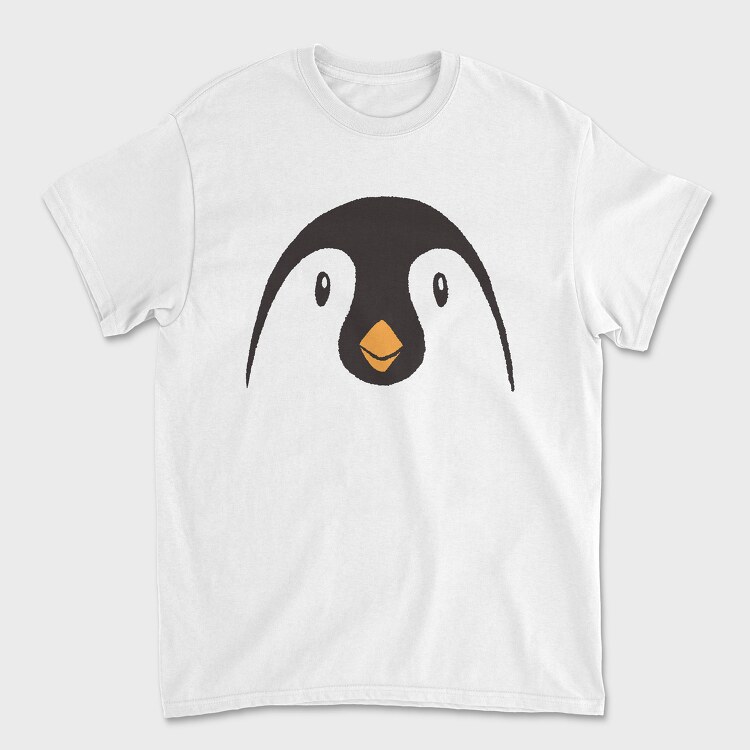 Penguin Face, Унисекс Мъжка Тениска