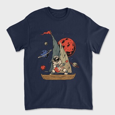 Pirate Astronaut, Unisex Men's T-Shirt