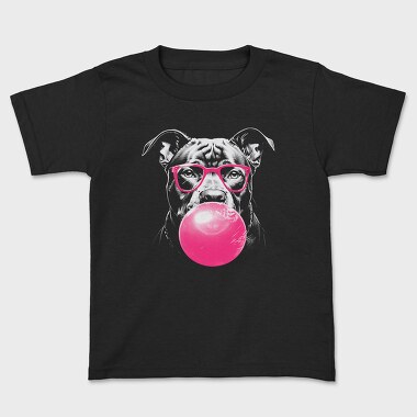 Pitbull Bubblegum, Kids' T-Shirt