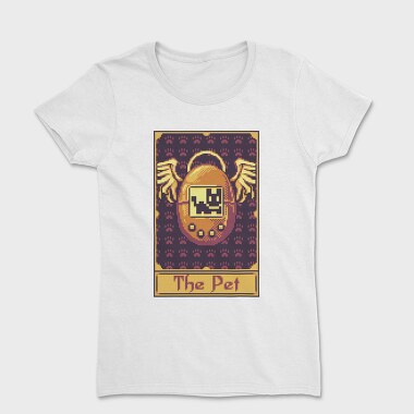 Pixelart Tarot Card the Pet, Women's T-Shirt