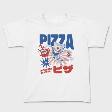 Pizza Monster, Kids' T-Shirt