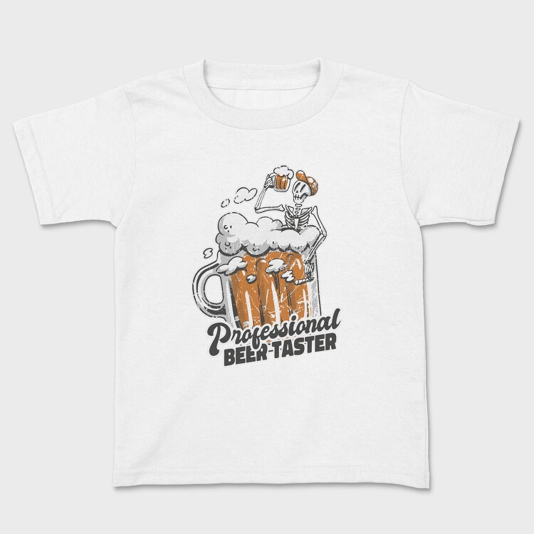 Professional Beer Tester, Kids' T-Shirt