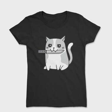 Psycho Cat, Women's T-Shirt
