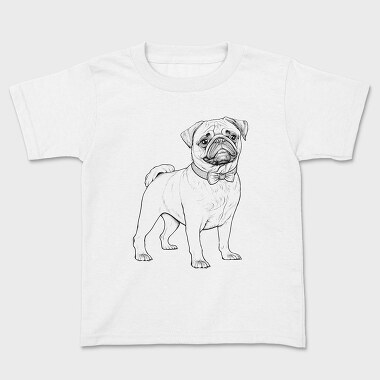Pug Dog, Детска Тениска