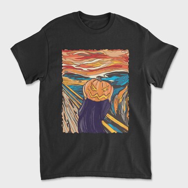 Pumpkin Scream, Unisex Men's T-Shirt