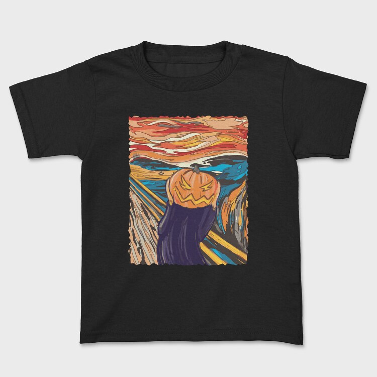Pumpkin Scream, Kids' T-Shirt
