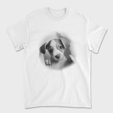 Puppy Coming Out, Unisex Men's T-Shirt