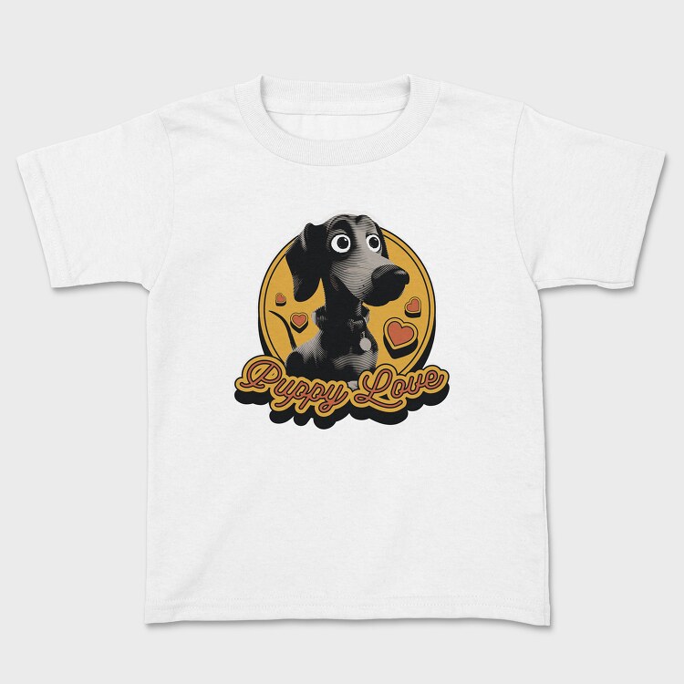 Puppy Love Retro, Детска Тениска