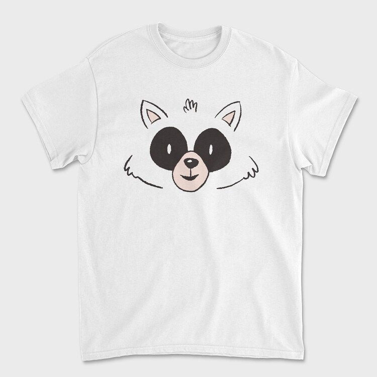 Raccoon Face, Unisex Men's T-Shirt