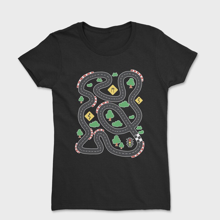 Race Track Kids, Дамска Тениска