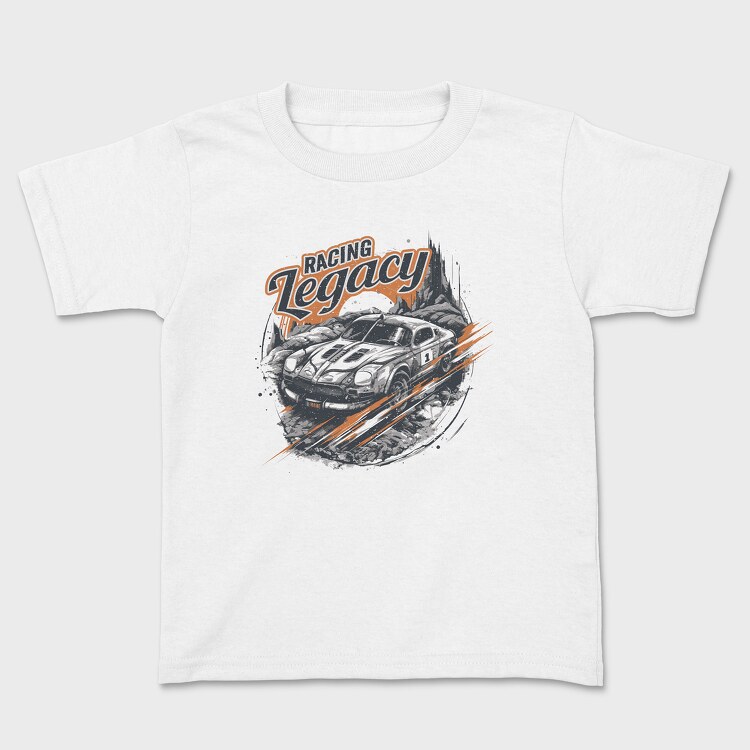 Racing Legacy Retro Car, Детска Тениска