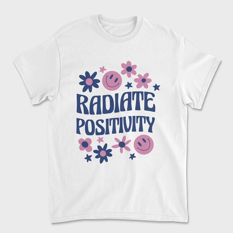 Radiate Positivity, Unisex Men's T-Shirt