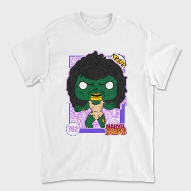 Funko Marvel Zombies She Hulk, Unisex Men's T-Shirt