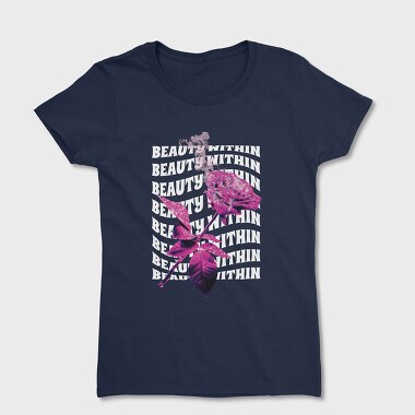 Glitter Fire Rose, Women's T-Shirt