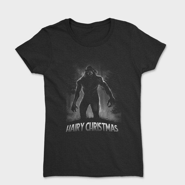 Hairy Christmas Bigfoot, Дамска Тениска