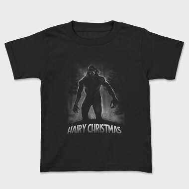Hairy Christmas Bigfoot, Kids' T-Shirt